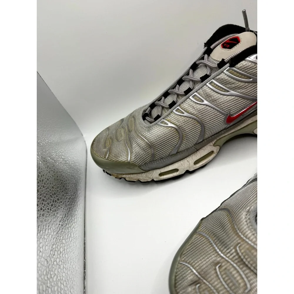 Nike Air Max Plus QS‎ 903827-001 Mens 11.5 Running Shoes Silver Bullet Sneaker
